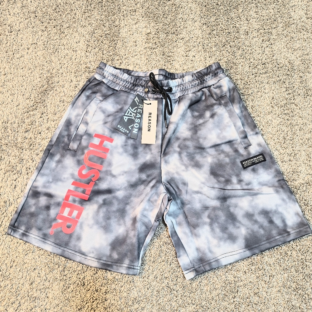 Grey Reason Brand "Hustler" Shorts Size Small